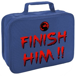 Mortal Kombat Klassic Finish Him Insulated Soft Sided Lunch Box - 1 of 4