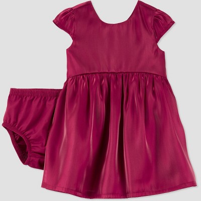 Image of Carter's Just One You®️ Baby Girls' Dress - Maroon 6M