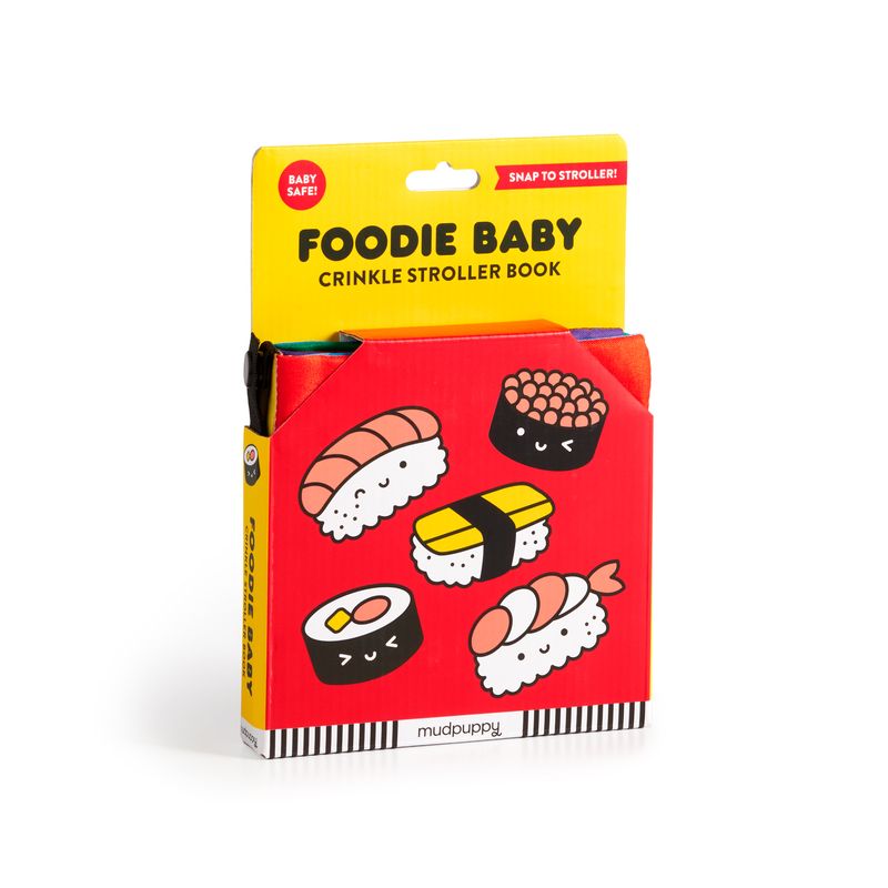 Foodie Baby Crinkle Fabric Stroller Book - by  Mudpuppy (Bath Book), 1 of 2