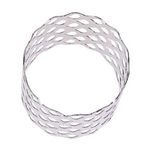 Unique Bargains Napkin Rings Openwork Woven Teardrop Iron 1 Pc - 1 of 3