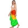 LA LEELA Women's Wraps Summer Long Pareos Vacation Skirt Cover-Up Beach Bikini Beachwear Sarong Coverups Swimwear for Women One Size Multi,Tie Dye - 3 of 4
