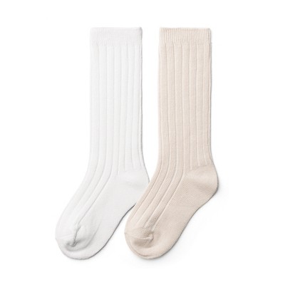 Goumikids 2pk organic cotton toddler knee-high socks