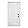 Wooakway 36"W*80"H 2-Panel Exterior Prehung Front Entry Door Primed Interior Fiberglass Entrance Door - 4 of 4