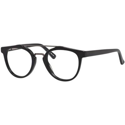 Ernest Hemingway H4804 47mm Women's Acetate Oval Designer Eyeglasses OR Blue Light Filter OR Reading Glasses in Tortoise Havana Brown Gold