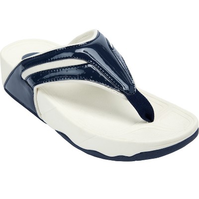 Comfortview Women's Wide Width The Sylvia Soft Footbed Thong