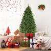 Tangkula 6'Artificial Green PVC Christmas Fir Tree w/ Metal Stand and 650 LED Lights - 3 of 4