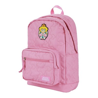 Super Mario Brothers Princess Peach 17" Quilted Adult Backpack — фото 2