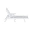 WestinTrends 3 Pieces Set Poly Adirondack Outdoor Chaise Lounges with Side Table - 4 of 4