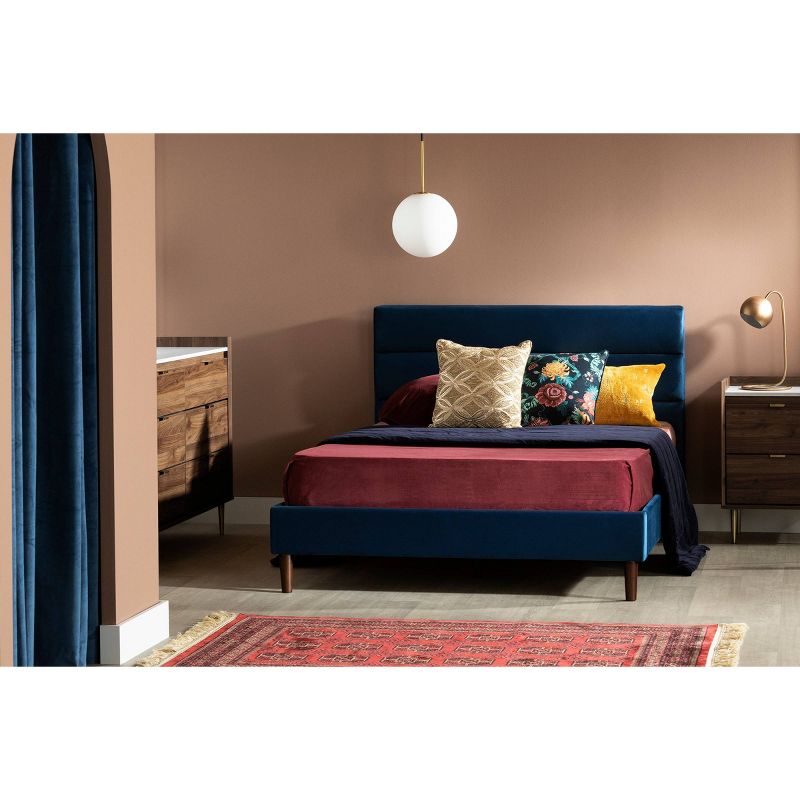 Hype Upholstered Complete Platform Bed - South Shore, 3 of 11