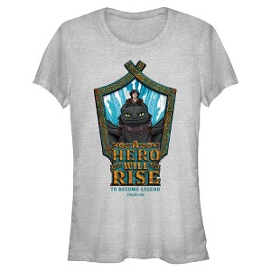 Juniors How to Train Your Dragon A Hero Will Rise T Shirt - 1 of 4
