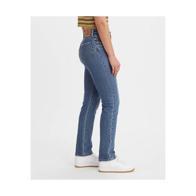 Levi's Women's 501 High Rise Straight Leg Tailored Jeans
