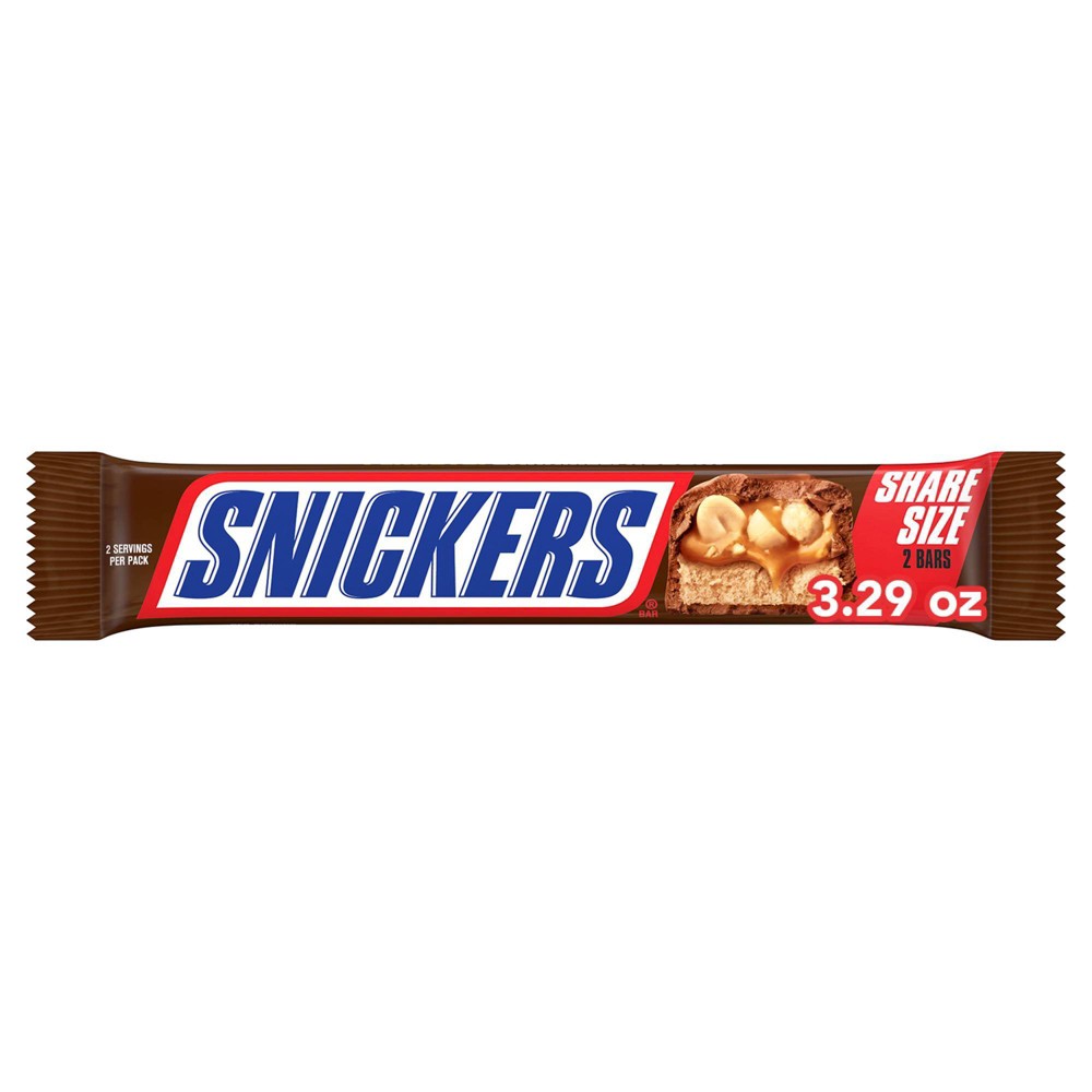 UPC 040000002635 product image for Snickers Milk Chocolate Candy Bar - Share Size Chocolate Bar 3.29oz | upcitemdb.com