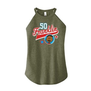 Women's - Peanuts - Franklin Athletic 50 Graphic High Neck Tank - 1 of 3