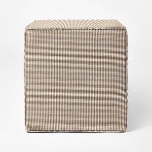 Lynwood Square Upholstered Cube Ottoman - Threshold™ designed with Studio McGee - 1 of 4