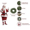 King Of Christmas 24" Pre-Lit Artificial Christmas Wreath with Lights, Battery Operated King Noble Fir Christmas Wreaths - image 2 of 4