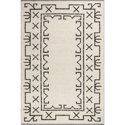 Nuloom June Geometric Reversible Wool Area Rug