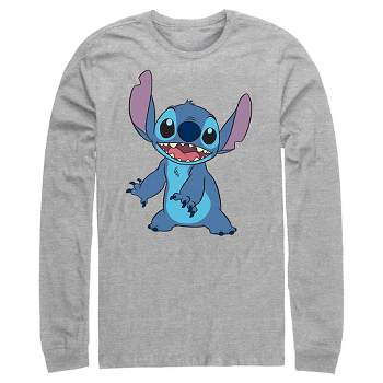 Men's Lilo & Stitch Happy to See Me Long Sleeve Shirt