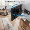 Perlesmith 32" - 75" Large Full motion TV mount for 32" - 75" LED LCD Flat Screen TVs - 3 of 4
