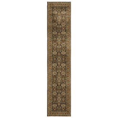 Oriental Weavers Andorra 2431A Brown/ Gold Indoor Area Rug - 2'6" x 12'