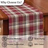 Park Designs Culpepper Red Plaid Table Runner 13" x 54" - 4 of 4