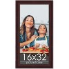 PosterPalooza | Panoramic Linear Brown Picture Frame - UV Acrylic, Foam Board Backing, Hanging Hardware - 2 of 4