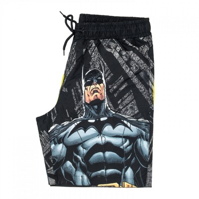 Batman Mens Batman City Bat Signal Swim Board Shorts - XLarge — фото 2