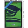 Trends International NFL Seattle Seahawks - Logo 25 Framed Wall Poster Prints - 3 of 4