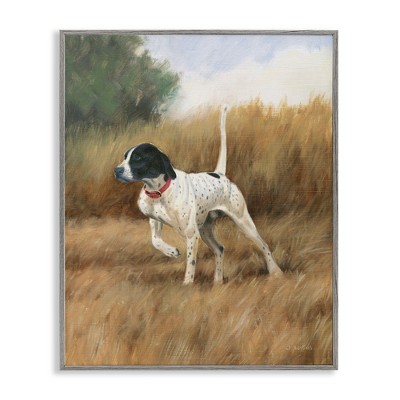 Stupell Industries Pointer Dog in Field, 11" x 14"