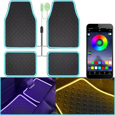 TruAIR LED Floor Mats with App Control (Leather)