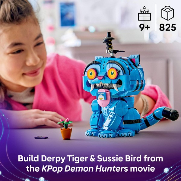 LEGO KPop Demon Hunters Tigre Derpy y Pájaro Sussie 72537 2