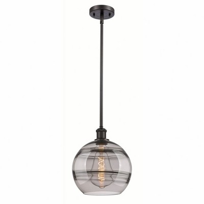 Rochester - 1 Light Stem Hung Mini Pendant In Industrial Style-11.63 Inches Tall and 10 Inches Wide