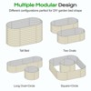 Aoodor 2 in 1 Modular Aluzinc Metal Raised Garden Bed - Outdoor Garden Planter Box for Vegetable, Flower, Herb - 2 of 4