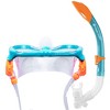 Hawaii- Divers Turtle Snorkel Combo - Turquoise/Orange (ages 4+) - 4 of 4