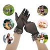 Unique Bargains Women's Flower Lace Sunblock Mittens Black 1 Pair - 4 of 4