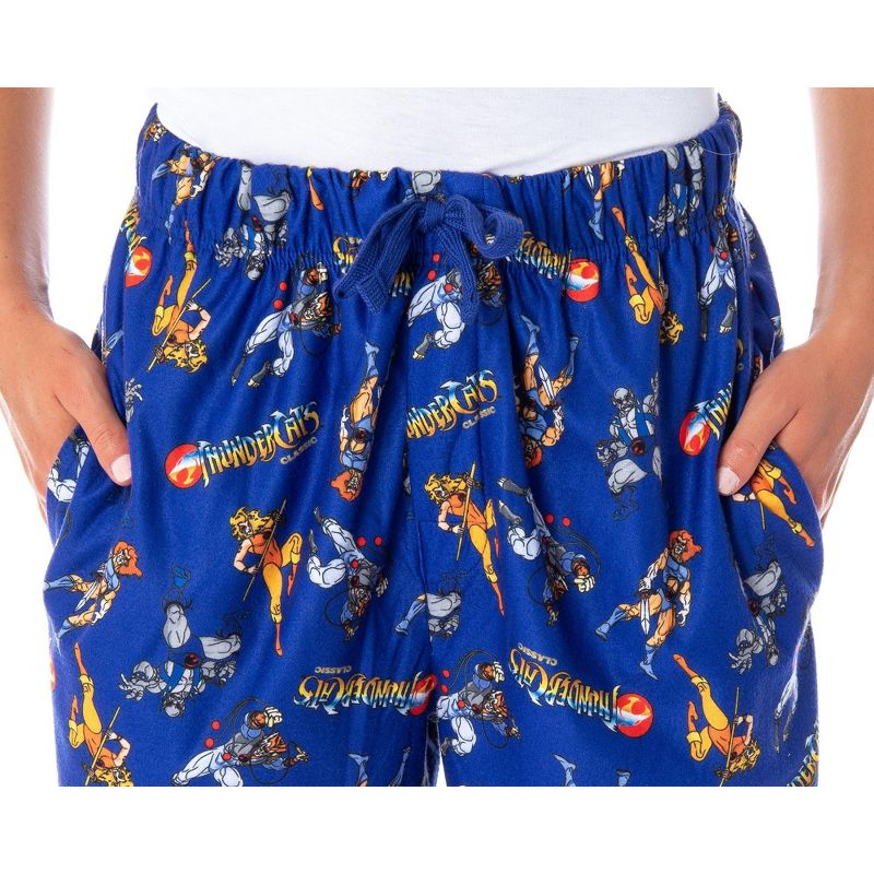 ThunderCats Women's Classic Cartoon Character Adult Sleep Lounge Pajama Pants ThunderCats, 4 of 5