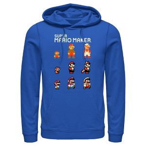 Men's Nintendo Maker Evolution Pull Over Hoodie - 1 of 4