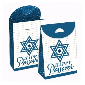 Big Dot of Happiness Happy Passover - Pesach Jewish Holiday Gift Favor Bags - Party Goodie Boxes - Set of 12 - 1 of 4