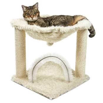 FurHaven Tiger Tough Plush Hammock Cat Bed