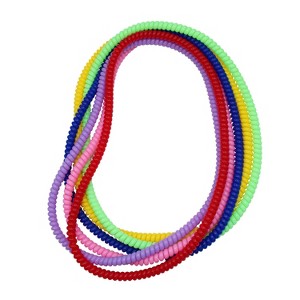 Sensory Chew Necklace 6-Pack - Autism/ADHD Oral Motor Teether, BPA-Free Chewable Jewelry - 1 of 4