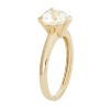Designs By Gioelli 10K Yellow Gold Heart Gemstone Solitaire Ring - 2 of 3