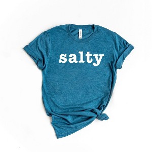 Simply Sage Market Women's Salty Short Sleeve Graphic Tee - 1 of 2