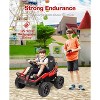 24V Kids Electric Ride-On Car with Parent Control, 4x4 200W ATV for Ages 3+, Adjustable 16" Seat, 4 Shock Absorbers, Music, Durable Wheels - 4 of 4