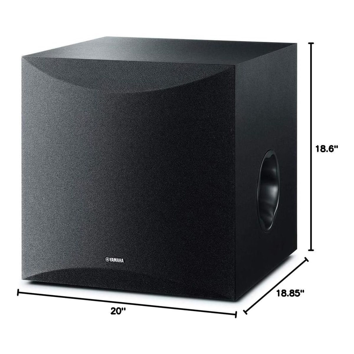Yamaha NS-SW100BL 10 Inch Powered Subwoofer & NS-C210BL Center Channel Speaker Bundle - thumbnail 6