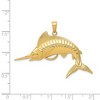 Black Bow Jewelry 14k Yellow Gold Large Marlin Pendant - 4 of 4