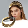 Unique Bargains Women's Bling Twisted Faux Pearl Velvet Headband Hairband Accessories 1.2 Inch Wide 1 Pc - 2 of 4