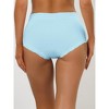 Allegra K Women's Cotton Solid High-Rise Lace Trim Tummy Control Full Coverage Brief - 2 of 4