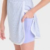 Girls' Knit Contrast Trim Dress - All In Motion™ - 3 of 3