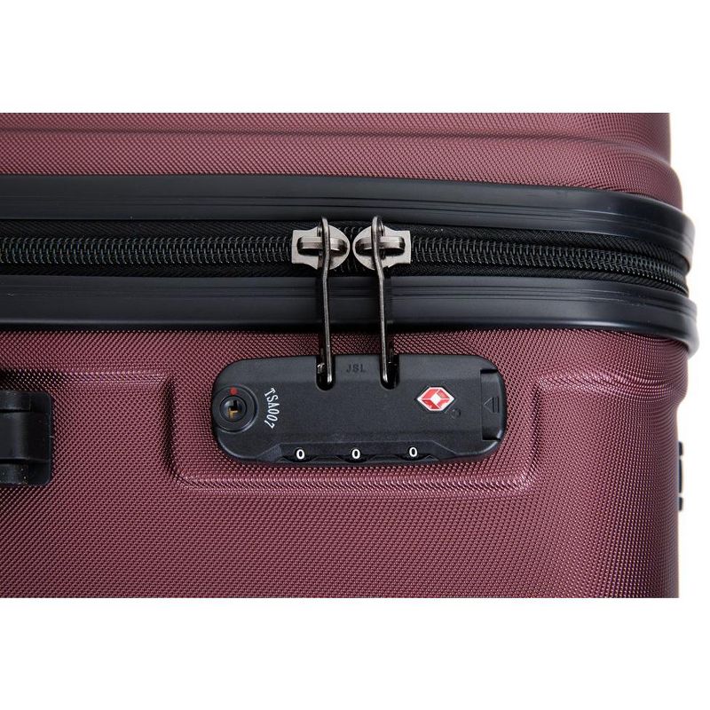 3 Piece Expandable Luggage Set, Hardshell Luggage Sets with Spinner Wheels & TSA Lock, Lightweight Carry on Suitcase, 4 of 7