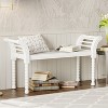 Bella Depot Elegant Retro Style Bench with Turned Legs - 3 of 4