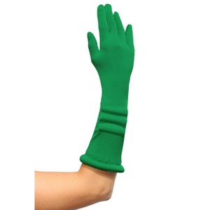 HalloweenCostumes.com  Women Women's Green Superhero Gloves, Green - 1 of 1